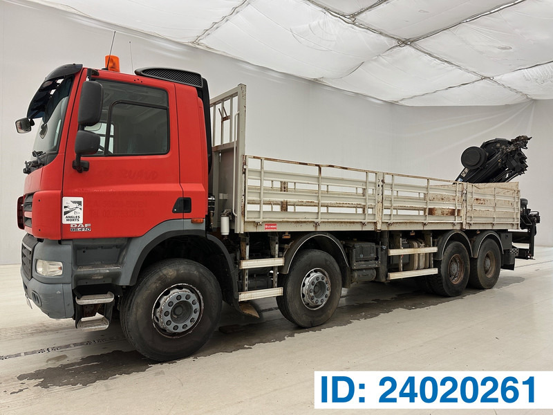 DAF CF85.410 - 8x4* - משאית צד נופל/ שטוחה, משאית מנוף: תמונה 1 DAF CF85.410 - 8x4* - משאית צד נופל/ שטוחה, משאית מנוף: תמונה 1