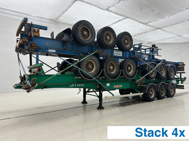 Fruehauf 4x Skelet 2 x 20-40 ft* - סמיטריילר מוביל מכולות/ החלפת גוף: תמונה 1 Fruehauf 4x Skelet 2 x 20-40 ft* - סמיטריילר מוביל מכולות/ החלפת גוף: תמונה 1