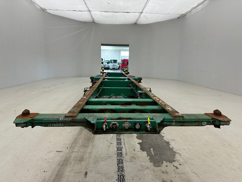 סמיטריילר מוביל מכולות/ החלפת גוף Fruehauf 4x Skelet 2 x 20-40 ft*: תמונה 9