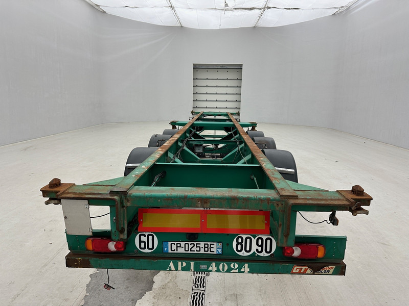 סמיטריילר מוביל מכולות/ החלפת גוף Fruehauf 4x Skelet 2 x 20-40 ft*: תמונה 13