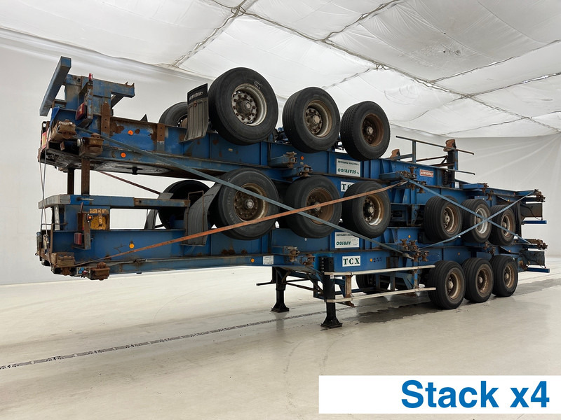 Fruehauf Stack 4 x Skelet 2 x 20-40 ft* - סמיטריילר מוביל מכולות/ החלפת גוף: תמונה 1 Fruehauf Stack 4 x Skelet 2 x 20-40 ft* - סמיטריילר מוביל מכולות/ החלפת גוף: תמונה 1