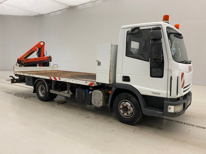 Iveco 75E18* - משאית צד נופל/ שטוחה, משאית מנוף: תמונה 3 Iveco 75E18* - משאית צד נופל/ שטוחה, משאית מנוף: תמונה 3