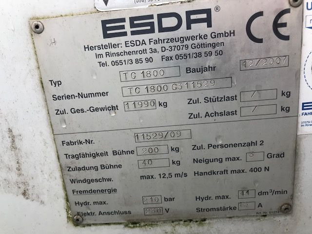 Iveco Eurocargo 120E18 - פלטפורמה אווירית מותקנת על משאית: תמונה 4 Iveco Eurocargo 120E18 - פלטפורמה אווירית מותקנת על משאית: תמונה 4