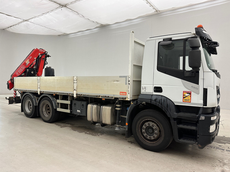 Iveco Stralis 420 - 6x2 - משאית צד נופל/ שטוחה, משאית מנוף: תמונה 3 Iveco Stralis 420 - 6x2 - משאית צד נופל/ שטוחה, משאית מנוף: תמונה 3