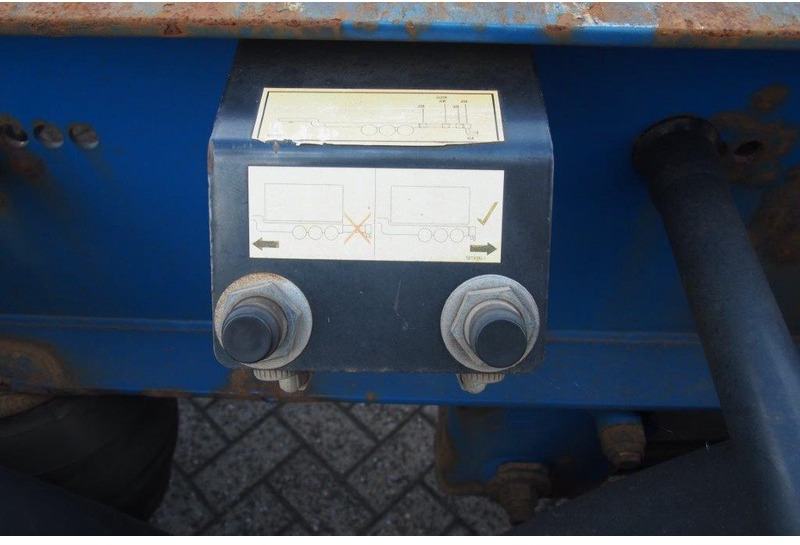 סמיטריילר מוביל מכולות/ החלפת גוף Krone Polyvalent skelet 20-30-40-45 ft: תמונה 13