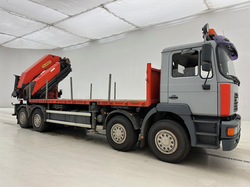 MAN 41.414 - 8x4 - משאית צד נופל/ שטוחה, משאית מנוף: תמונה 3 MAN 41.414 - 8x4 - משאית צד נופל/ שטוחה, משאית מנוף: תמונה 3