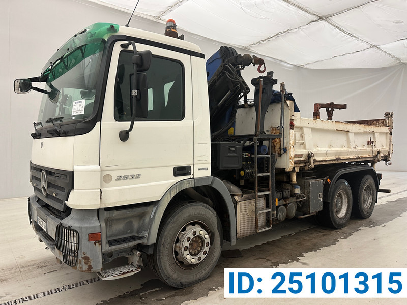 Mercedes-Benz Actros 2632 - 6x4 - מזהיר, משאית מנוף: תמונה 1 Mercedes-Benz Actros 2632 - 6x4 - מזהיר, משאית מנוף: תמונה 1