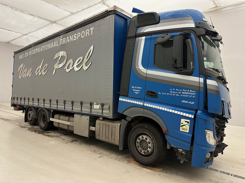 Mercedes-Benz Actros 2642 - 6x2 - משאית וילונות צד: תמונה 3 Mercedes-Benz Actros 2642 - 6x2 - משאית וילונות צד: תמונה 3