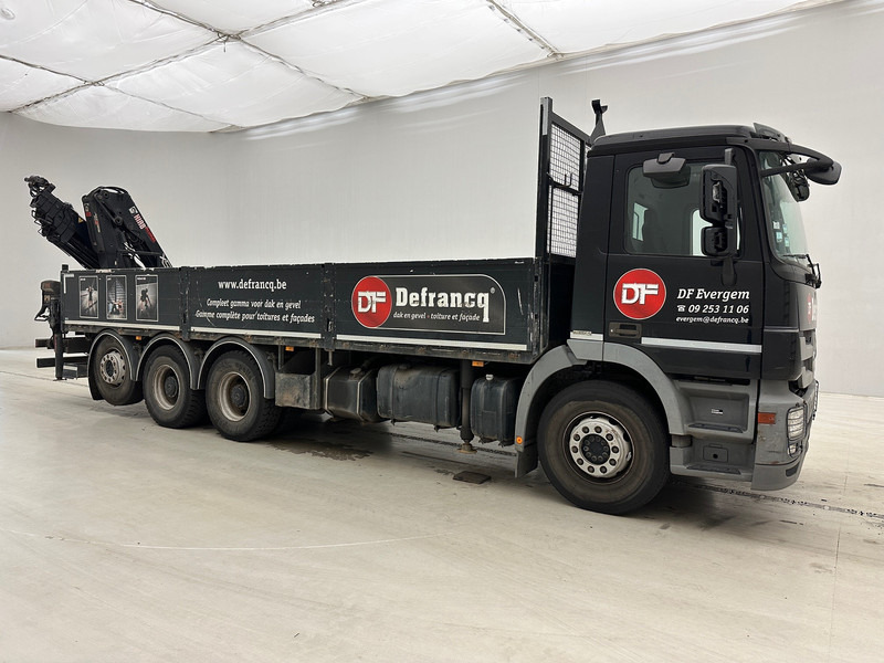 Mercedes-Benz Actros 3236 - 8x4 - משאית צד נופל/ שטוחה, משאית מנוף: תמונה 3 Mercedes-Benz Actros 3236 - 8x4 - משאית צד נופל/ שטוחה, משאית מנוף: תמונה 3
