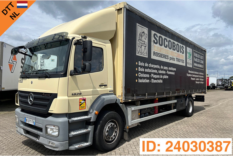 Mercedes-Benz Axor 1828 - משאית וילונות צד: תמונה 1 Mercedes-Benz Axor 1828 - משאית וילונות צד: תמונה 1