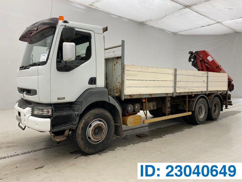 Renault Kerax 420 DCi - 6x4* - משאית צד נופל/ שטוחה, משאית מנוף: תמונה 1 Renault Kerax 420 DCi - 6x4* - משאית צד נופל/ שטוחה, משאית מנוף: תמונה 1