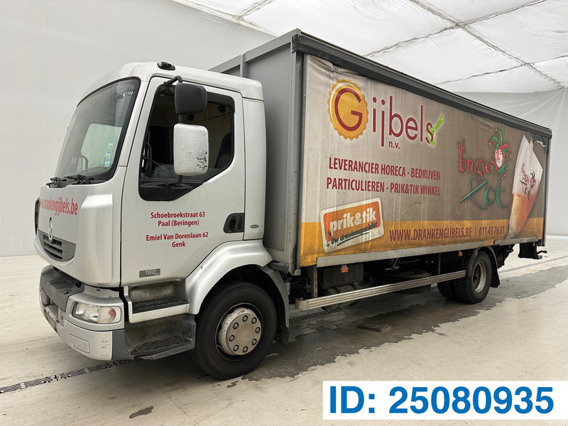 Renault Midlum 180 DCi - משאית וילונות צד: תמונה 1 Renault Midlum 180 DCi - משאית וילונות צד: תמונה 1