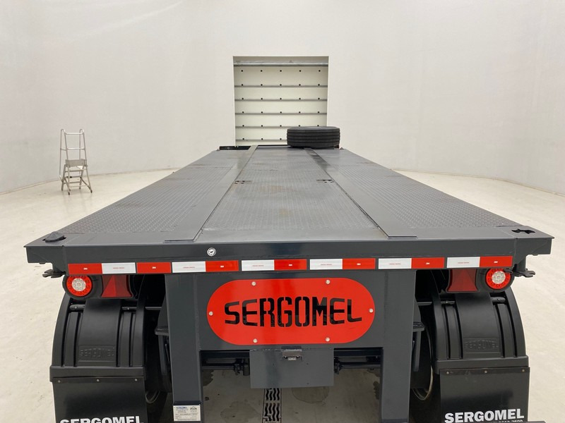 חָדָשׁ סמיטריילר מוביל מכולות/ החלפת גוף SERGOMEL Chassis/Plateau 20FT - NEW: תמונה 11