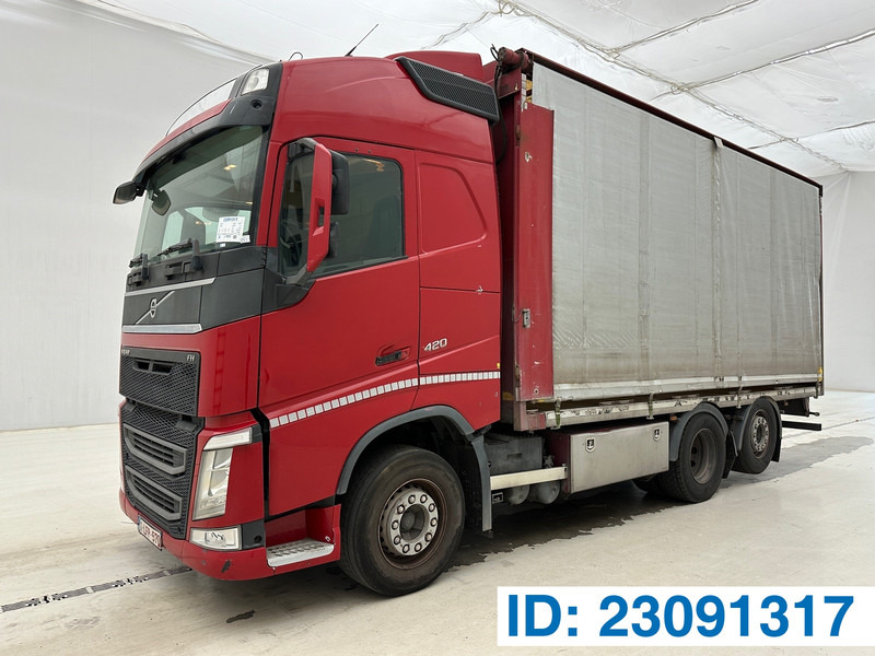 Volvo FH 420 Globetrotter - 6x2* - משאית וילונות צד: תמונה 1 Volvo FH 420 Globetrotter - 6x2* - משאית וילונות צד: תמונה 1