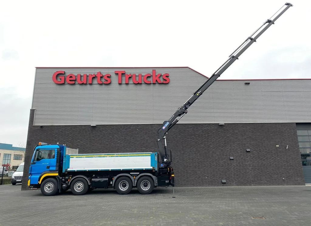 MAN TGS 35.480 8X4 KIPPER/TIPPER + HMF 2620-K5 KRAAN - מזהיר, משאית מנוף: תמונה 4 MAN TGS 35.480 8X4 KIPPER/TIPPER + HMF 2620-K5 KRAAN - מזהיר, משאית מנוף: תמונה 4