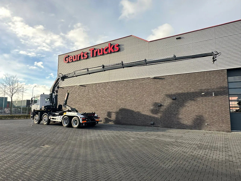 Mercedes-Benz AROCS 4148 8X4 MET MULTILIFT ULT T 21 S51 HAAKARMSYSTEEM + HIAB X-HIPRO 232 E-6 KRAAN/CRANE/KRAN/GRUA - משאית הרמת וו: תמונה 3 Mercedes-Benz AROCS 4148 8X4 MET MULTILIFT ULT T 21 S51 HAAKARMSYSTEEM + HIAB X-HIPRO 232 E-6 KRAAN/CRANE/KRAN/GRUA - משאית הרמת וו: תמונה 3