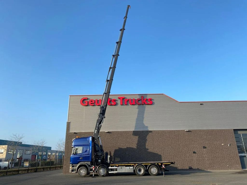 Scania R580 V8 8X2 + HIAB XS 544 E-8 HIPRO KRAAN/KRAN/C - משאית מנוף, משאית צד נופל/ שטוחה: תמונה 4 Scania R580 V8 8X2 + HIAB XS 544 E-8 HIPRO KRAAN/KRAN/C - משאית מנוף, משאית צד נופל/ שטוחה: תמונה 4
