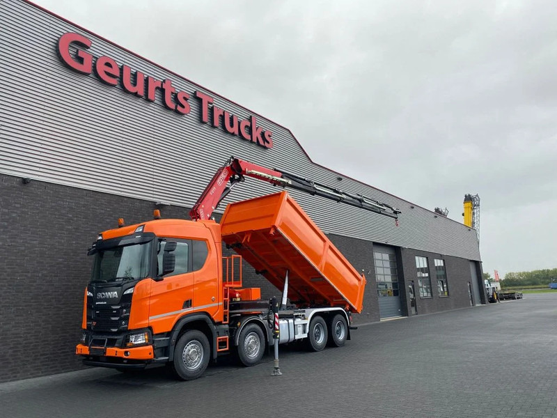 Scania R650 V8 NGS XT 8X4 + KIPPER + FASSI F275A.2.25 KRAAN/KRAN/CRANE/GRUA - מזהיר, משאית מנוף: תמונה 2 Scania R650 V8 NGS XT 8X4 + KIPPER + FASSI F275A.2.25 KRAAN/KRAN/CRANE/GRUA - מזהיר, משאית מנוף: תמונה 2