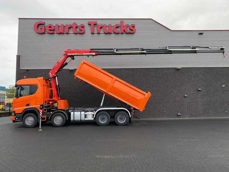 Scania R650 V8 NGS XT 8X4 + KIPPER + FASSI F275A.2.25 KRAAN/KRAN/CRANE/GRUA - מזהיר, משאית מנוף: תמונה 1 Scania R650 V8 NGS XT 8X4 + KIPPER + FASSI F275A.2.25 KRAAN/KRAN/CRANE/GRUA - מזהיר, משאית מנוף: תמונה 1