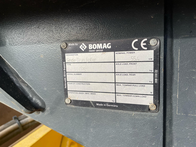 רולר Bomag BW177D-5 | Airconditioning EPA /EU Stage V: תמונה 19 רולר Bomag BW177D-5 | Airconditioning EPA /EU Stage V: תמונה 19