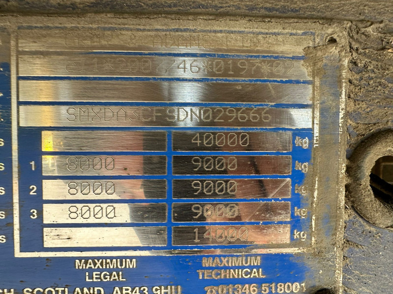 סמיטריילר עם קירור Gray and Adams Meat Hook Thermo King SLXE 400: תמונה 19