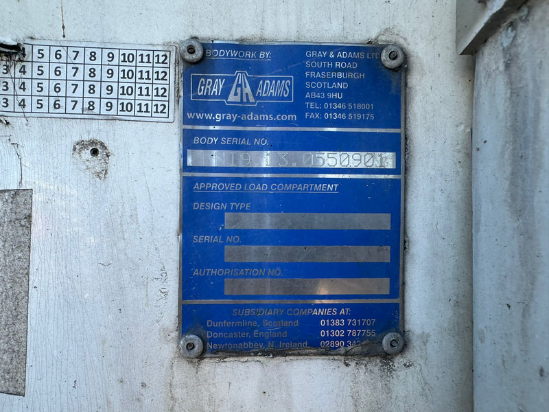 סמיטריילר עם קירור Gray and Adams Meat Hook Thermo King SLXE 400: תמונה 18