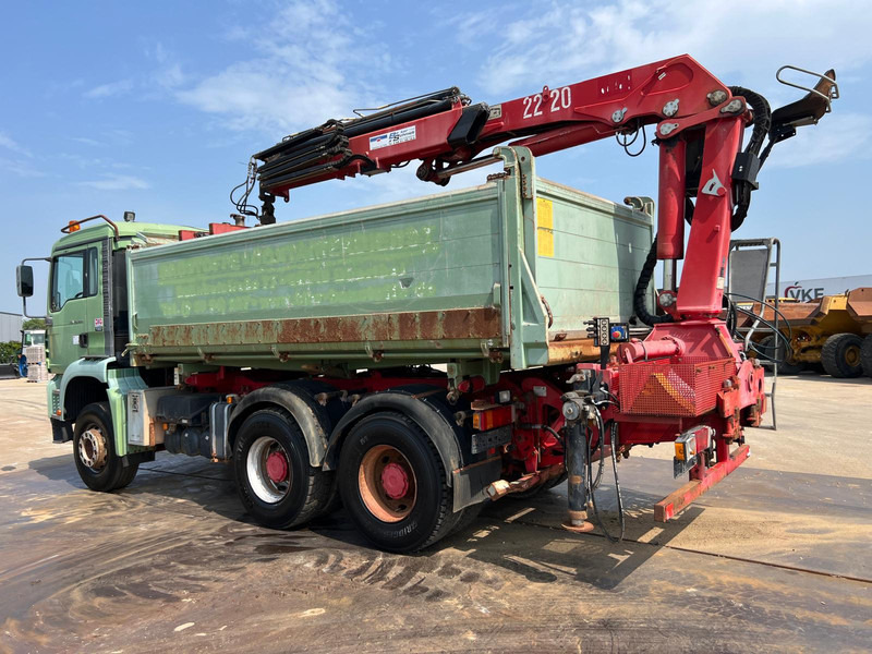 MAN TGA 26.480 tipper + HMF crane - מזהיר, משאית מנוף: תמונה 4 MAN TGA 26.480 tipper + HMF crane - מזהיר, משאית מנוף: תמונה 4