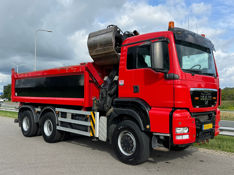 MAN TGS 32.400 6x6 Kipper with Crane - מזהיר, משאית מנוף: תמונה 5 MAN TGS 32.400 6x6 Kipper with Crane - מזהיר, משאית מנוף: תמונה 5