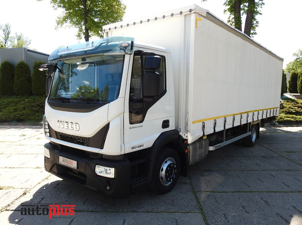 Iveco EUROCARGO PRITSCHE PLANE 20 PALETTEN - משאית וילונות צד: תמונה 1 Iveco EUROCARGO PRITSCHE PLANE 20 PALETTEN - משאית וילונות צד: תמונה 1