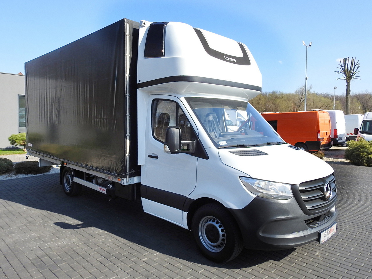 MERCEDES SPRINTER 316 TARPAULIN 10 PALLETS WEBASTO AIR CONDITIONING 165HP - כלי רכב מסחרי עם וילונות צד: תמונה 4 MERCEDES SPRINTER 316 TARPAULIN 10 PALLETS WEBASTO AIR CONDITIONING 165HP - כלי רכב מסחרי עם וילונות צד: תמונה 4