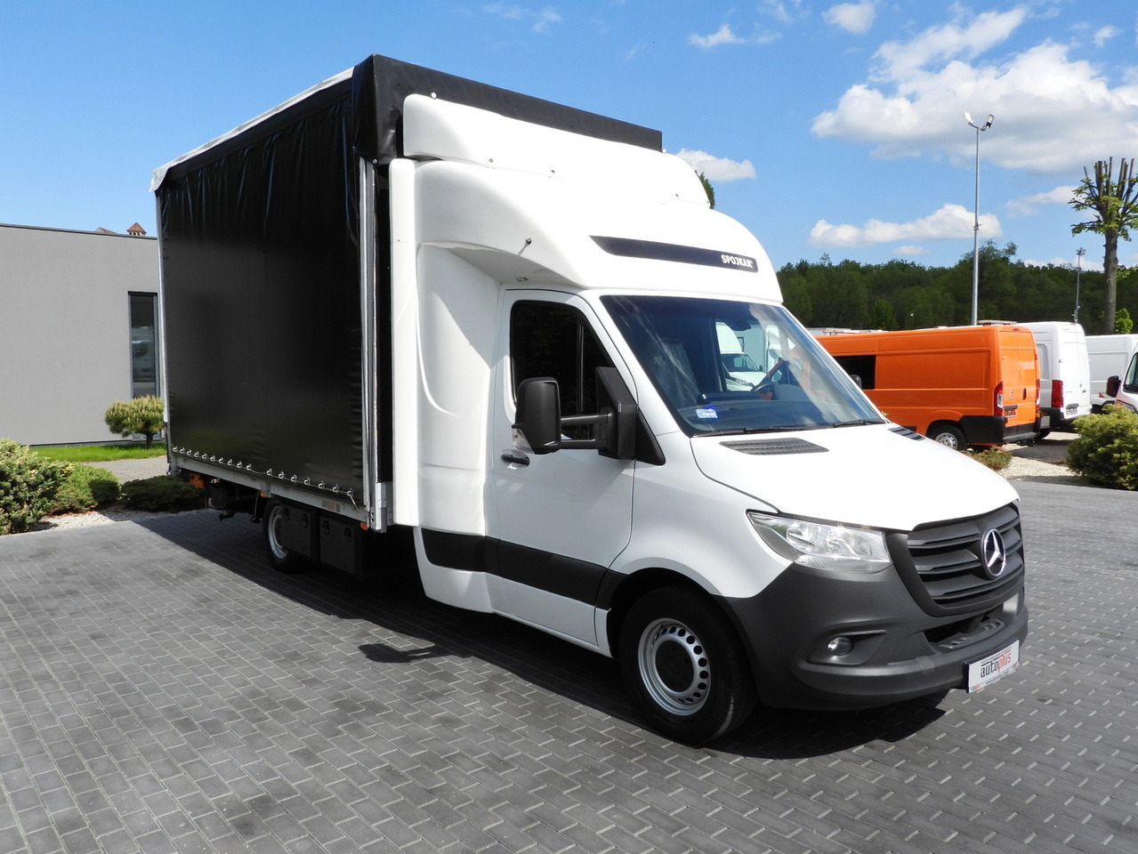 MERCEDES SPRINTER 316 TARPAULIN LIFT 10 PALLETS WEBASTO CRUISE CONTROL PNEUMATICS AIR CONDITIONING 160HP - כלי רכב מסחרי עם וילונות צד: תמונה 4 MERCEDES SPRINTER 316 TARPAULIN LIFT 10 PALLETS WEBASTO CRUISE CONTROL PNEUMATICS AIR CONDITIONING 160HP - כלי רכב מסחרי עם וילונות צד: תמונה 4