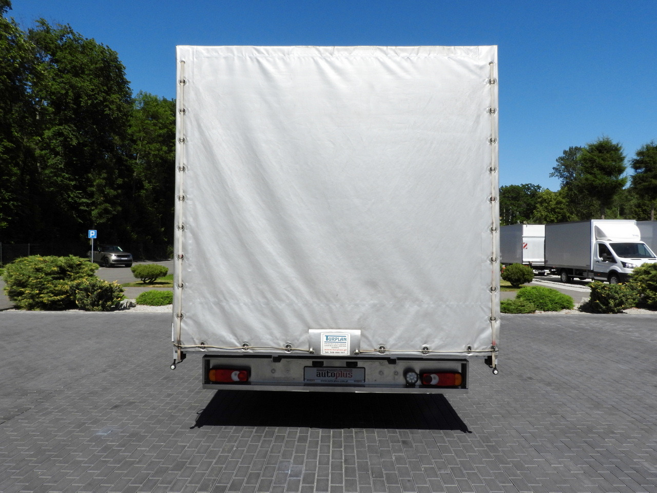 כלי רכב מסחרי עם וילונות צד RENAULT MASTER  TARPAULIN 10 PALLETS WEBASTO CRUISE CONTROL LED LIGHTS PNEUMATICS AIR CONDITIONING  165HP: תמונה 11