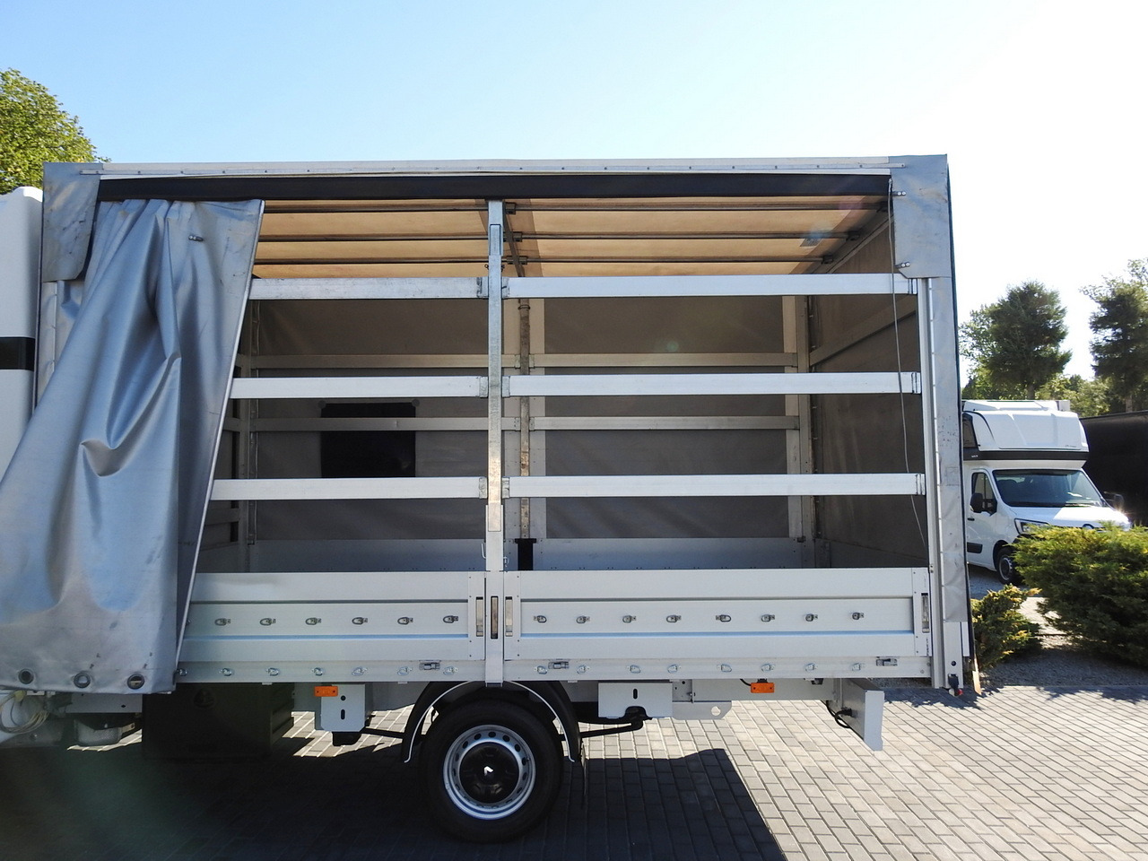 כלי רכב מסחרי עם וילונות צד RENAULT MASTER TARPAULIN 8 PALLETS WEBASTO CRUISE CONTROL AIR CONDITIONING PNEUMATICS  170HP: תמונה 25