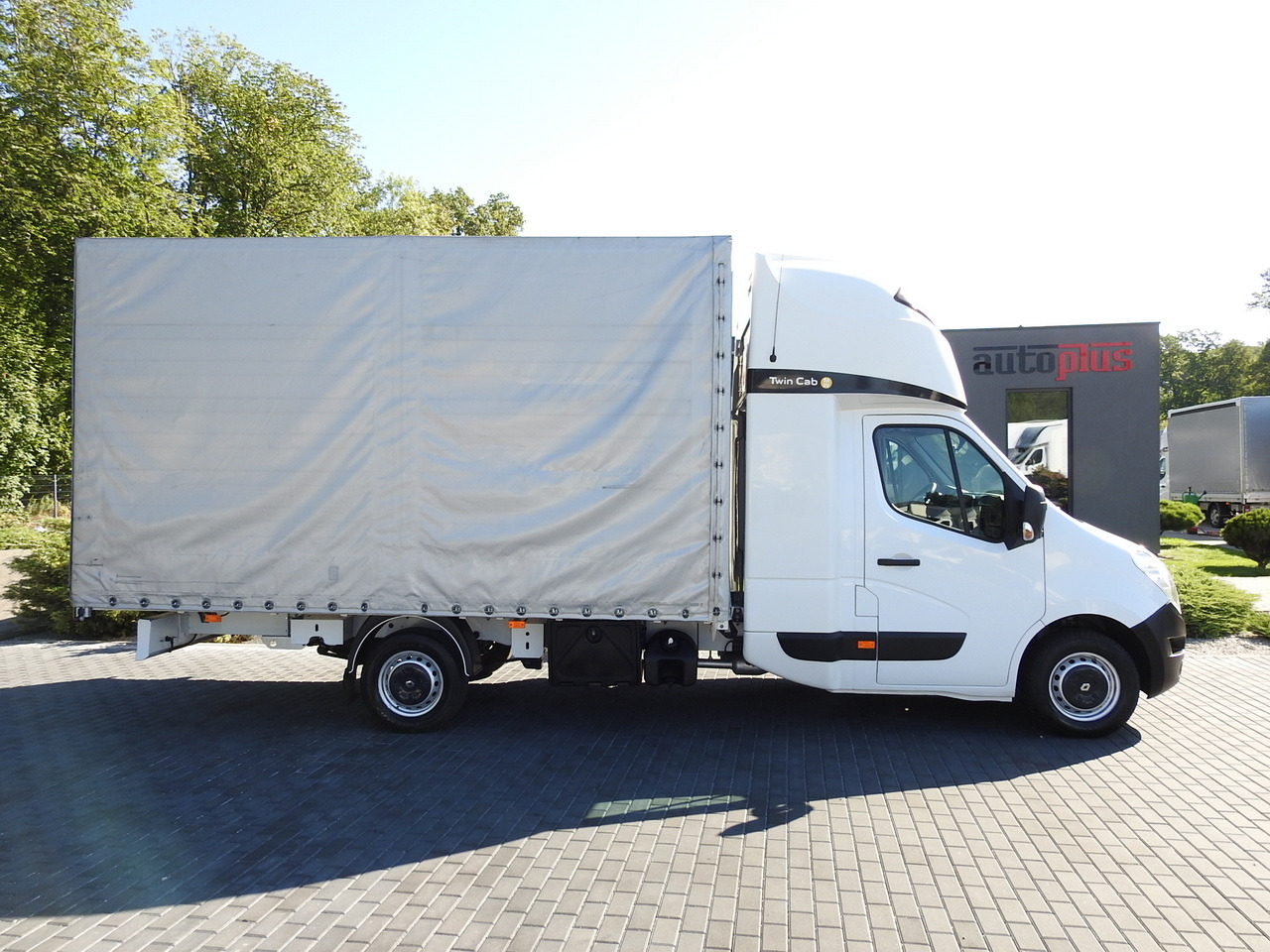 כלי רכב מסחרי עם וילונות צד RENAULT MASTER TARPAULIN 8 PALLETS WEBASTO CRUISE CONTROL AIR CONDITIONING PNEUMATICS  170HP: תמונה 7
