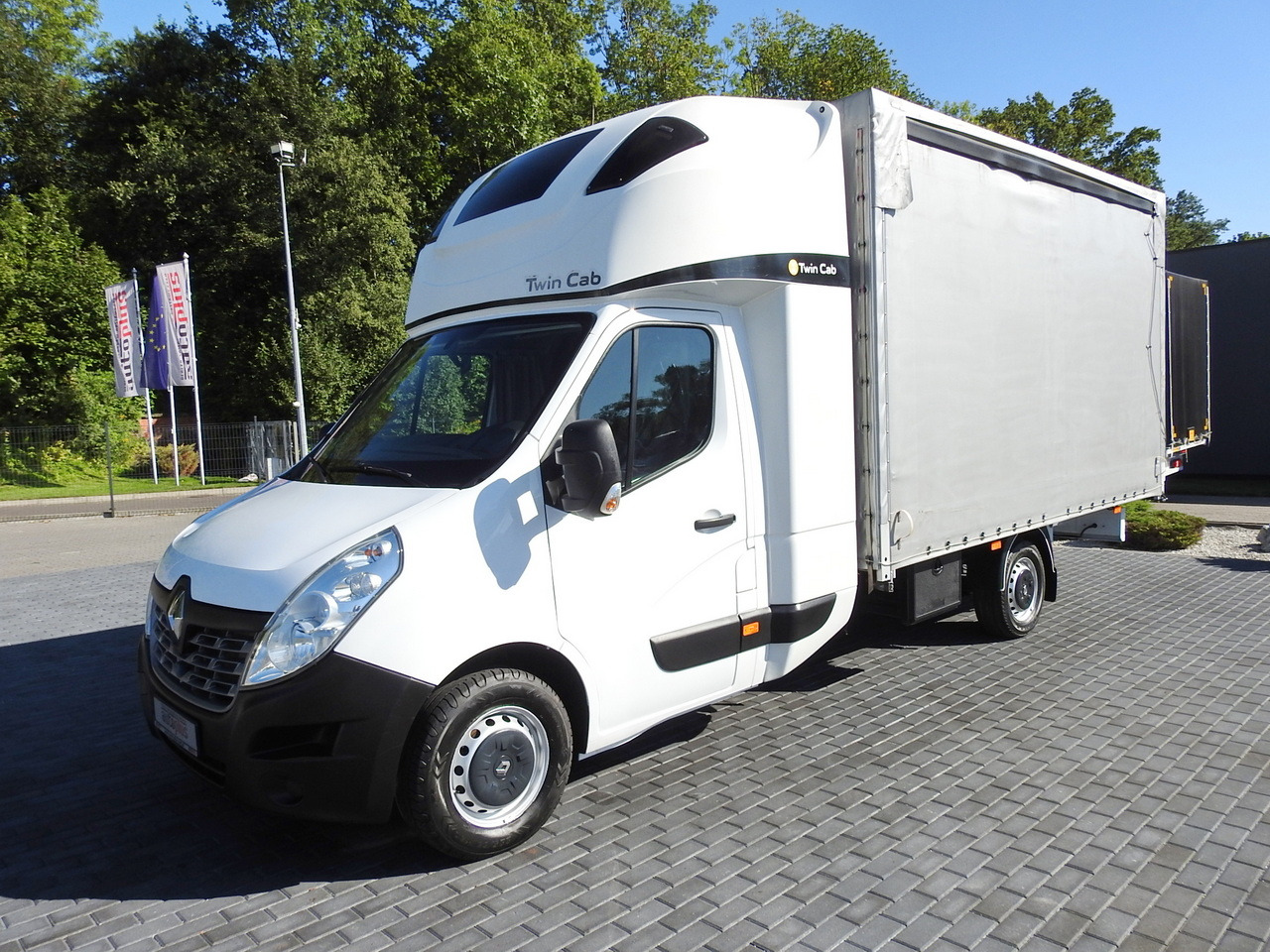 כלי רכב מסחרי עם וילונות צד RENAULT MASTER TARPAULIN 8 PALLETS WEBASTO CRUISE CONTROL AIR CONDITIONING PNEUMATICS  170HP: תמונה 6