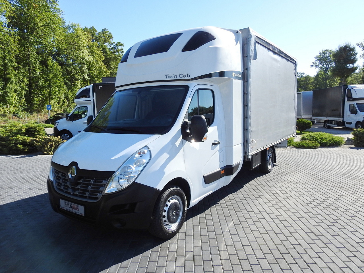 כלי רכב מסחרי עם וילונות צד RENAULT MASTER TARPAULIN 8 PALLETS WEBASTO CRUISE CONTROL AIR CONDITIONING PNEUMATICS  170HP: תמונה 18