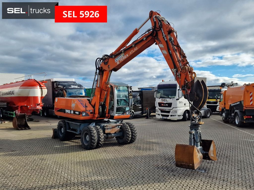Atlas Terex 1905M Mobilbagger - מחפר גלגלים: תמונה 3 Atlas Terex 1905M Mobilbagger - מחפר גלגלים: תמונה 3