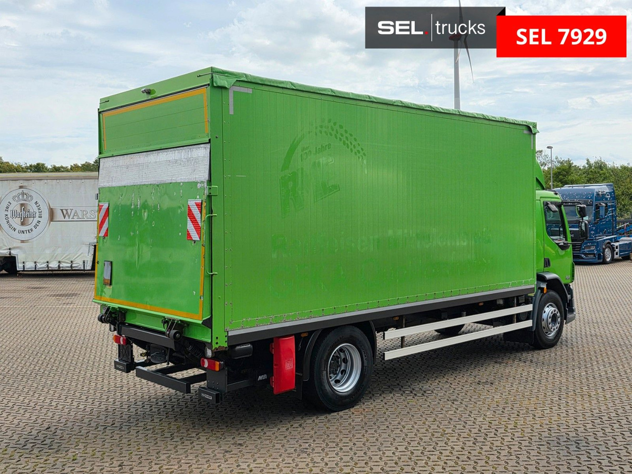 DAF FA LF 55.300 / Ladebordwand + Kofferseite - משאית וילונות צד: תמונה 5 DAF FA LF 55.300 / Ladebordwand + Kofferseite - משאית וילונות צד: תמונה 5