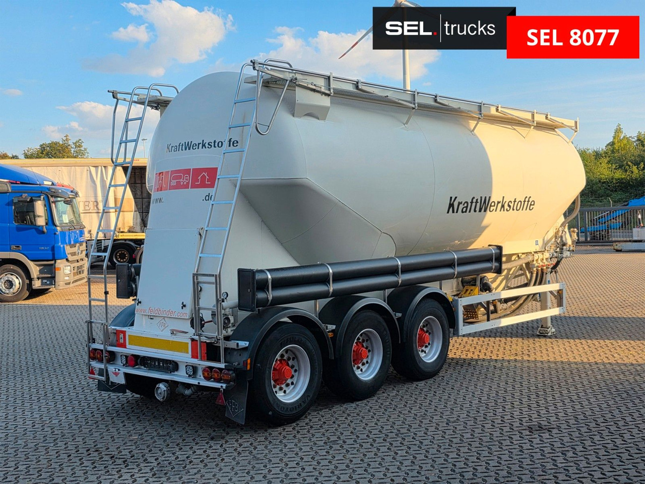 Feldbinder EUT 40.3/7645/A/2 / 1 Kammer - סמיטריילר Silo: תמונה 5 Feldbinder EUT 40.3/7645/A/2 / 1 Kammer - סמיטריילר Silo: תמונה 5