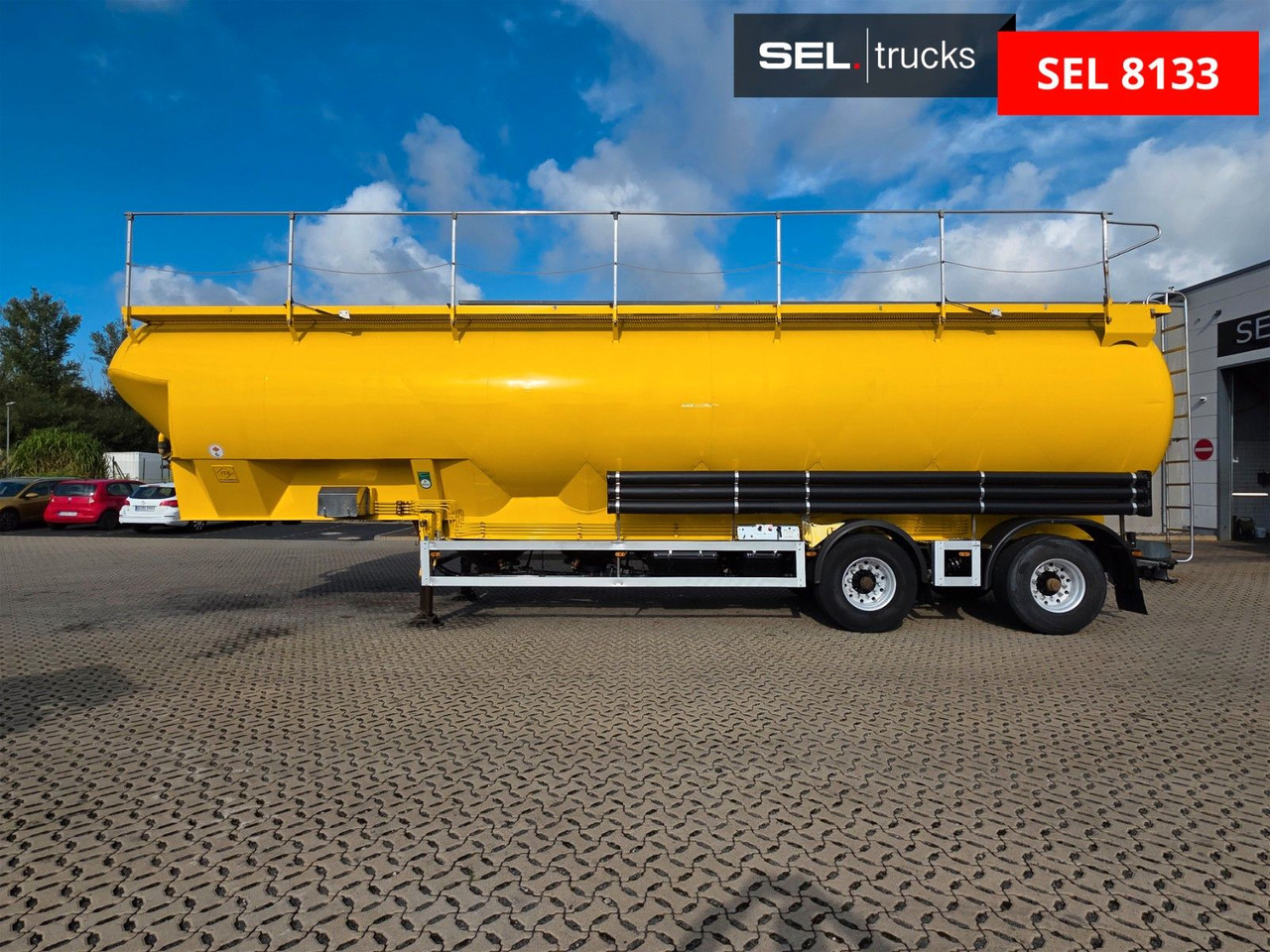סמיטריילר Silo Feldbinder EUT 58.2 / 58 m3: תמונה 8