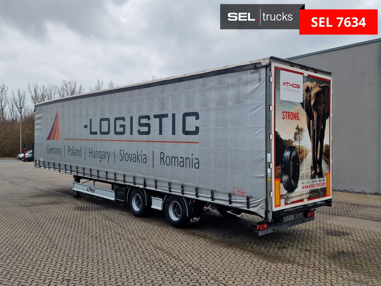 סמיטריילר עם וילונות צד Fliegl SZS320 / Hubdach / EDSCHA / Mega: תמונה 7 סמיטריילר עם וילונות צד Fliegl SZS320 / Hubdach / EDSCHA / Mega: תמונה 7