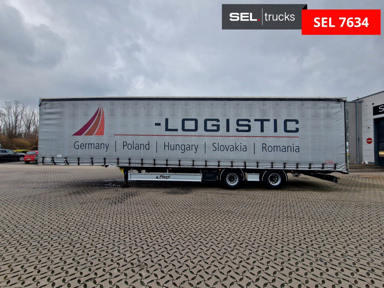 סמיטריילר עם וילונות צד Fliegl SZS320 / Hubdach / EDSCHA / Mega: תמונה 8 סמיטריילר עם וילונות צד Fliegl SZS320 / Hubdach / EDSCHA / Mega: תמונה 8