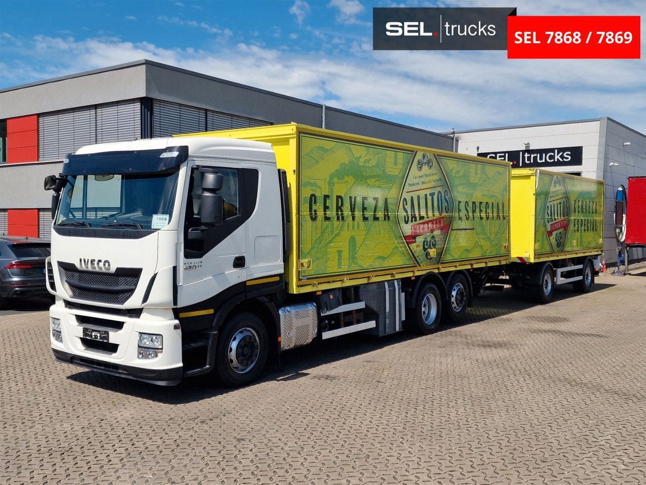 Iveco Stralis 420 / Ldbw / Lenkachse (KOMPLETT) - משאית משקאות: תמונה 1 Iveco Stralis 420 / Ldbw / Lenkachse (KOMPLETT) - משאית משקאות: תמונה 1