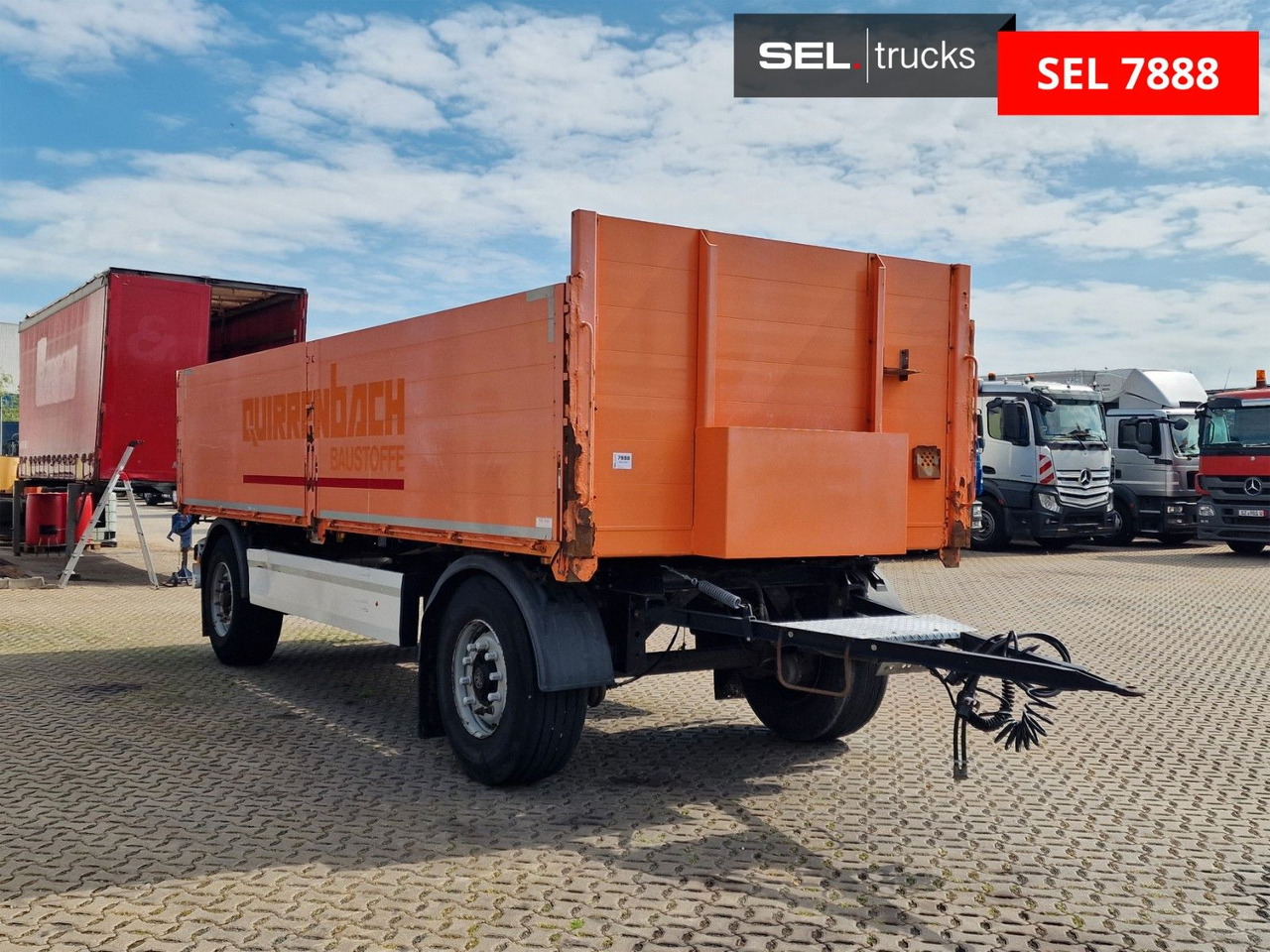 Krone AZ / Baustoff / 40 mm - קרון נגרר צד נופל/ שטוח: תמונה 3 Krone AZ / Baustoff / 40 mm - קרון נגרר צד נופל/ שטוח: תמונה 3