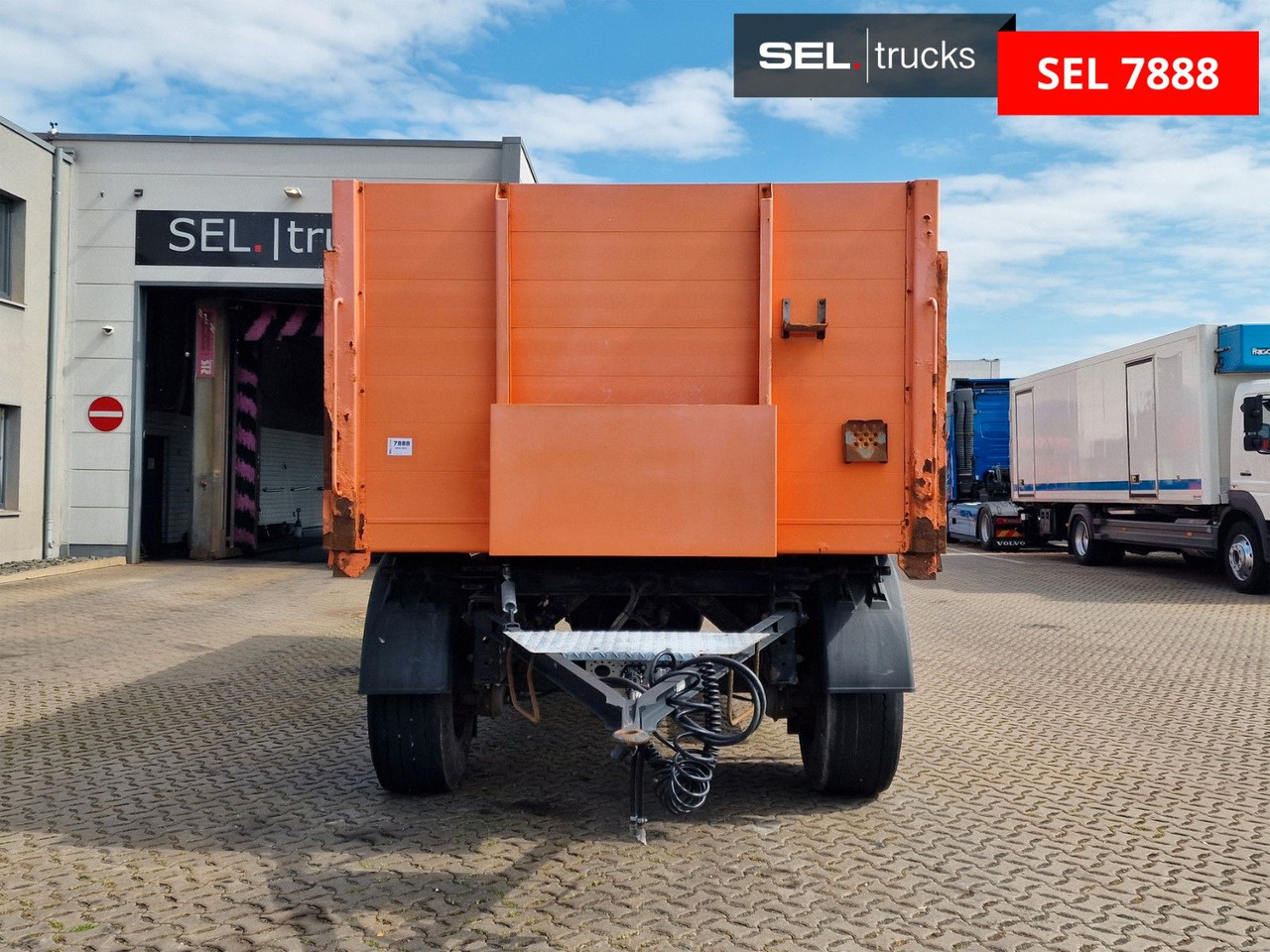 Krone AZ / Baustoff / 40 mm - קרון נגרר צד נופל/ שטוח: תמונה 2 Krone AZ / Baustoff / 40 mm - קרון נגרר צד נופל/ שטוח: תמונה 2