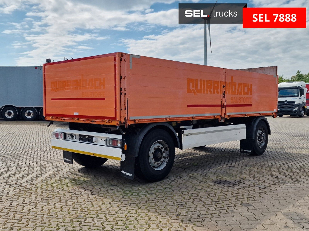 Krone AZ / Baustoff / 40 mm - קרון נגרר צד נופל/ שטוח: תמונה 5 Krone AZ / Baustoff / 40 mm - קרון נגרר צד נופל/ שטוח: תמונה 5