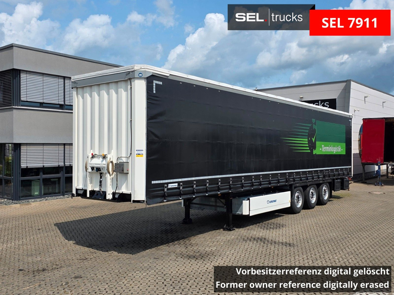 Krone SD / Palettenkasten / Liftachse - סמיטריילר עם וילונות צד: תמונה 1 Krone SD / Palettenkasten / Liftachse - סמיטריילר עם וילונות צד: תמונה 1