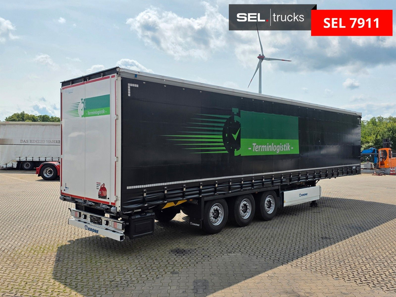 Krone SD / Palettenkasten / Liftachse - סמיטריילר עם וילונות צד: תמונה 5 Krone SD / Palettenkasten / Liftachse - סמיטריילר עם וילונות צד: תמונה 5