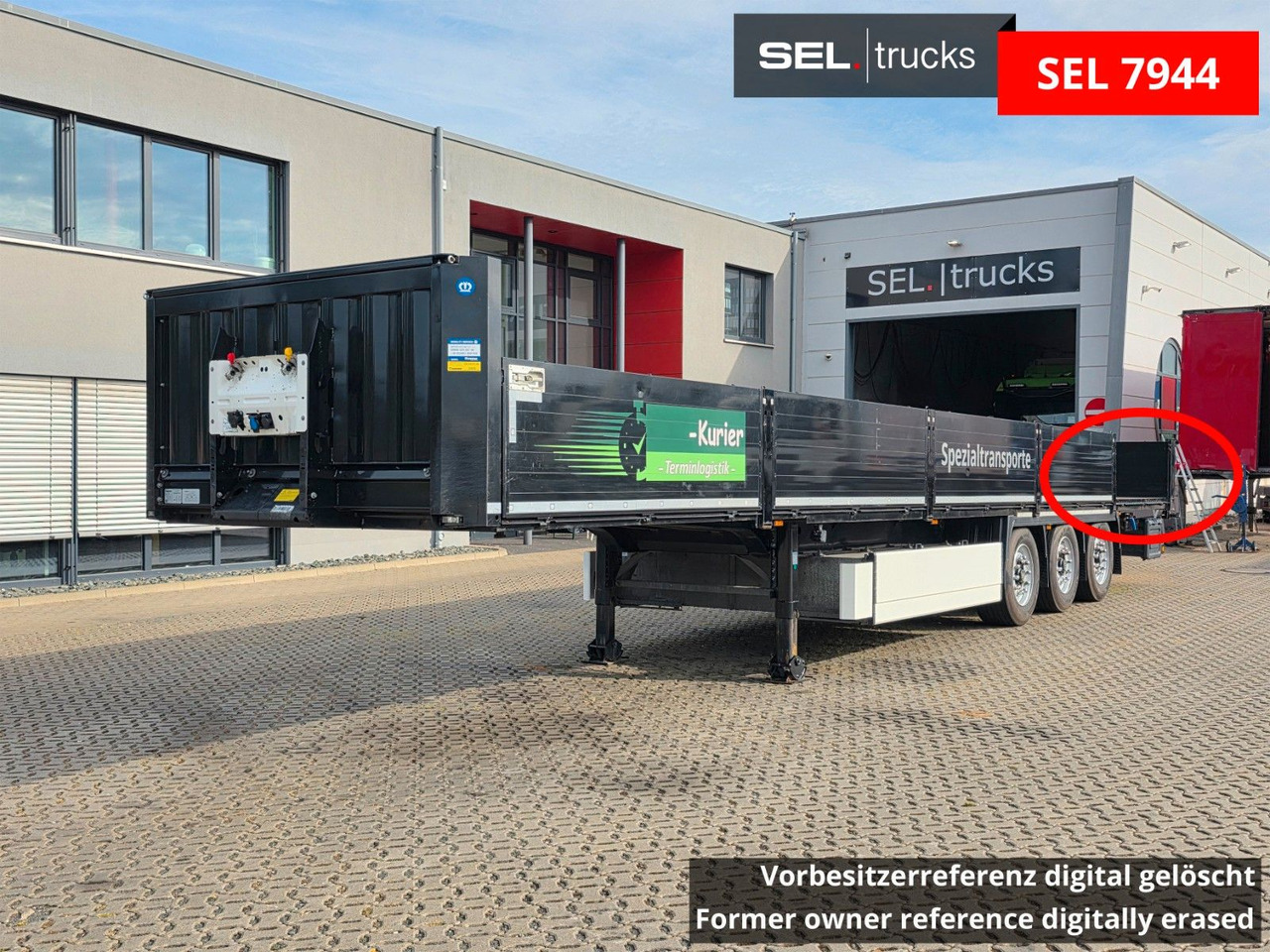 Krone SD / Palettenkasten - סמיטריילר צד נופל/ שטוח: תמונה 2 Krone SD / Palettenkasten - סמיטריילר צד נופל/ שטוח: תמונה 2