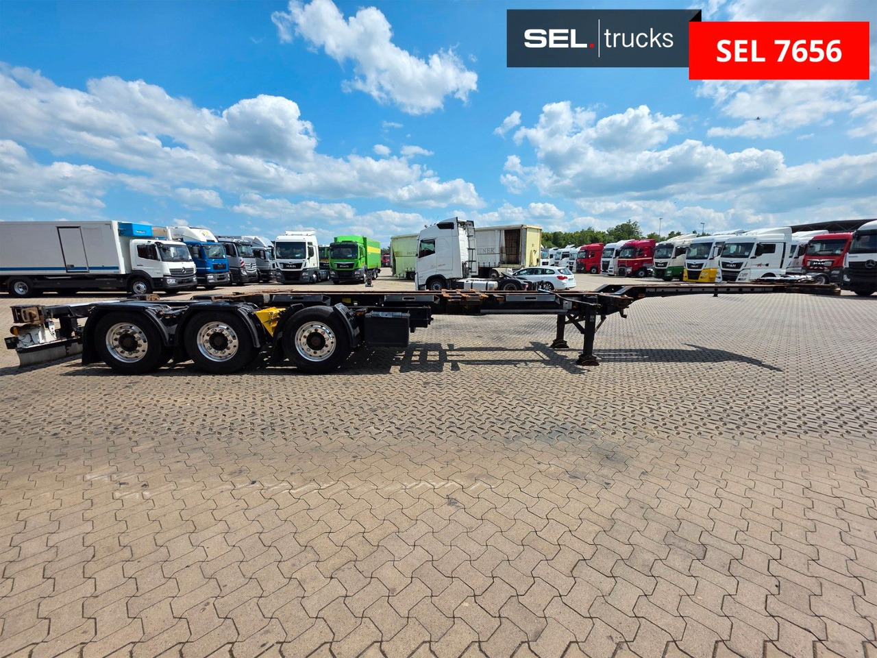 Krone SD / Teleskop / Alu-Felgen / Liftachse - סמיטריילר מוביל מכולות/ החלפת גוף: תמונה 4 Krone SD / Teleskop / Alu-Felgen / Liftachse - סמיטריילר מוביל מכולות/ החלפת גוף: תמונה 4